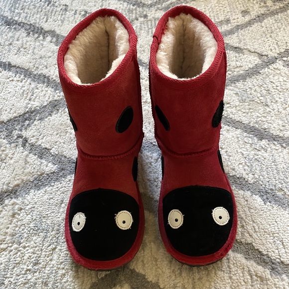 EMU Australia Ladybug Slipper Boots size 1 - Picture 2 of 11